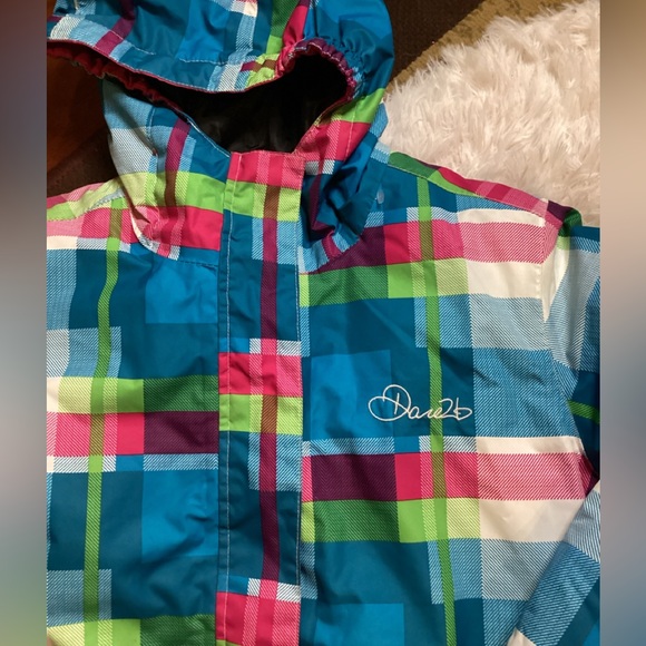 DARE2b ARED 5000 1 GIRLS PLAID WINTER SKI  COAT SZ. 13/14 - Picture 5 of 16